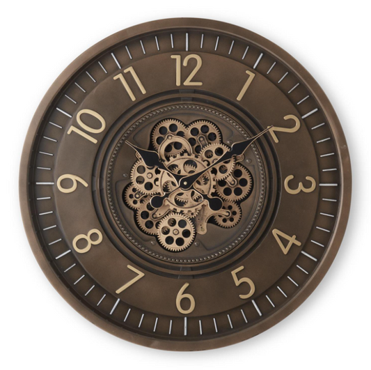 26" Bronze Gear Clock