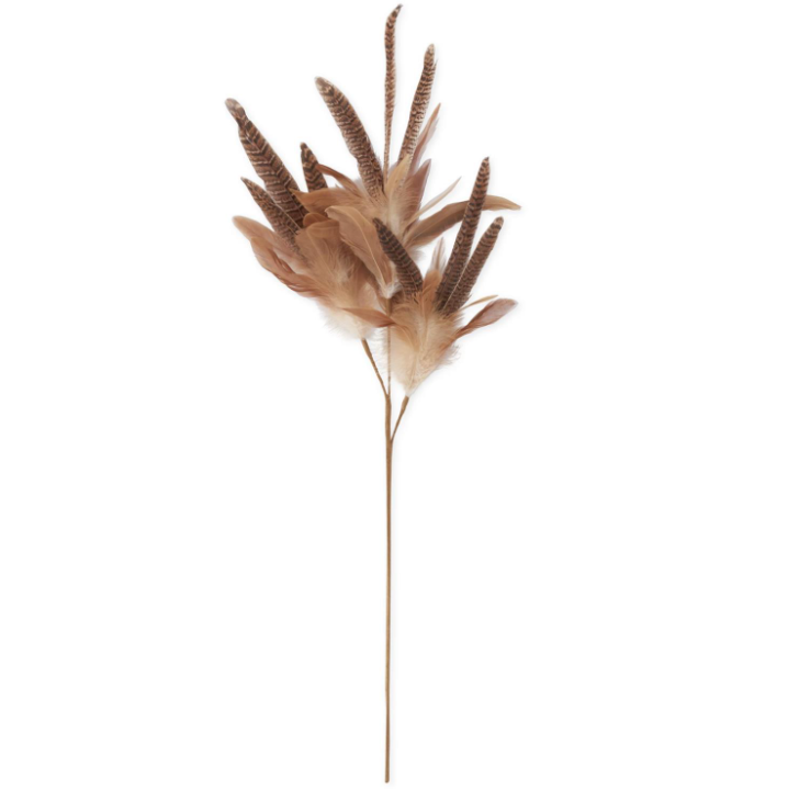 Tan Feather Spray