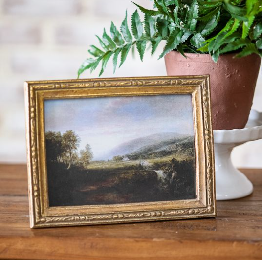 5x7 Antique GLD Triple Edge Framed Art