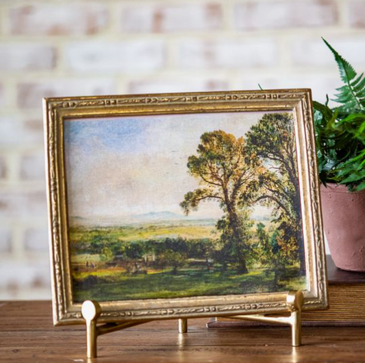 11x9 Antique GLD Triple Edge Framed Art