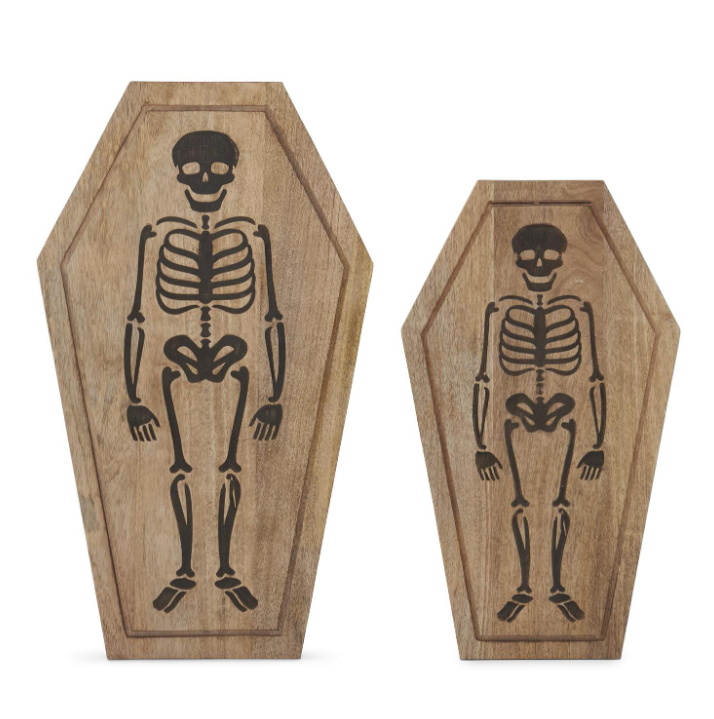 Coffin Skeleton Cutting Board - L