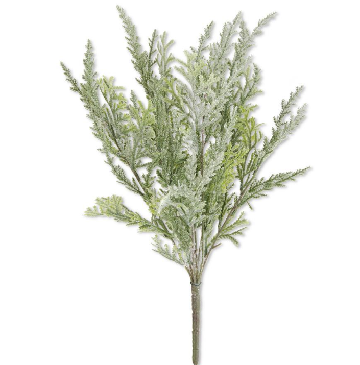Flocked Cedar Bush