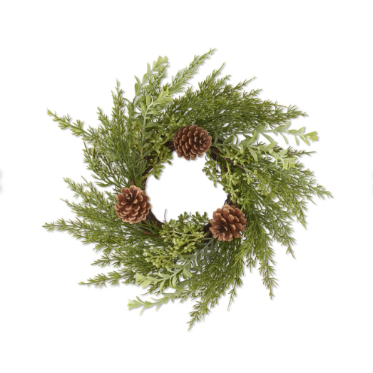 Twig Pine + Myrtle Candle Ring