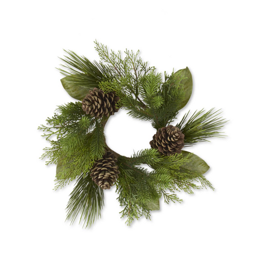 Pine & Magnolia Candle Ring