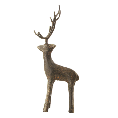 Cast Iron Standing Deer - S