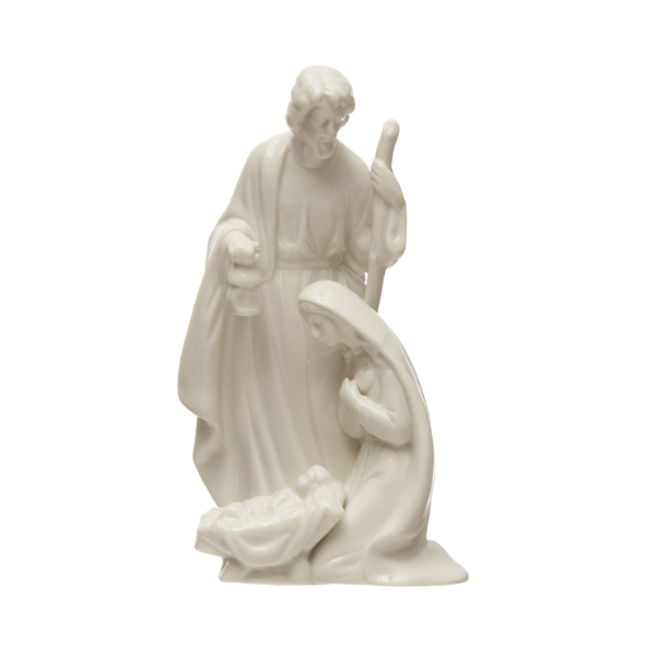 Stoneware Holy Family