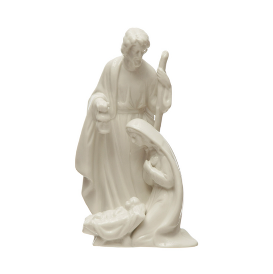 Stoneware Holy Family