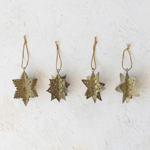 ANTQ GLD Metal Snowflake - 4 Styles