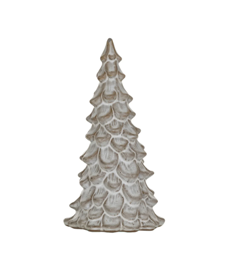 5.5" Cream Stoneware Tree