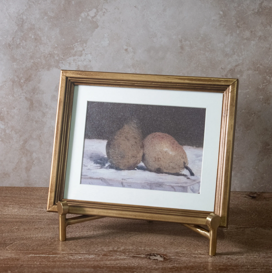 Framed Pear Canvas Art