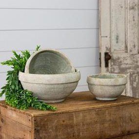 Textured Cream Bowl - S