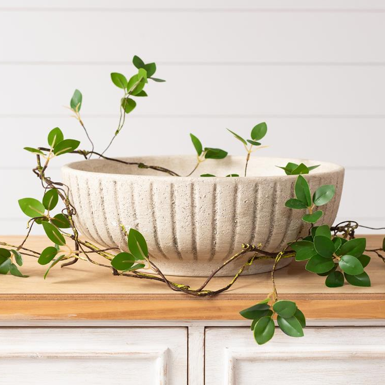 Ridged Stoneware Bowl