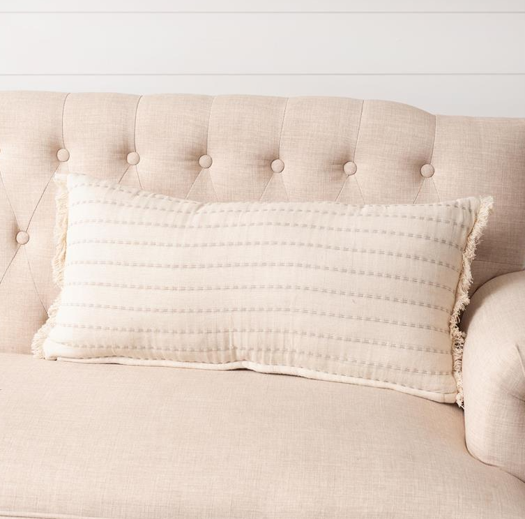 Double Weave Lumbar Pillow