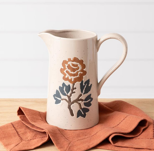 Floral Motif Vase