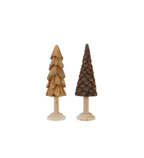 Carved Wood Tree - 2 STYLES