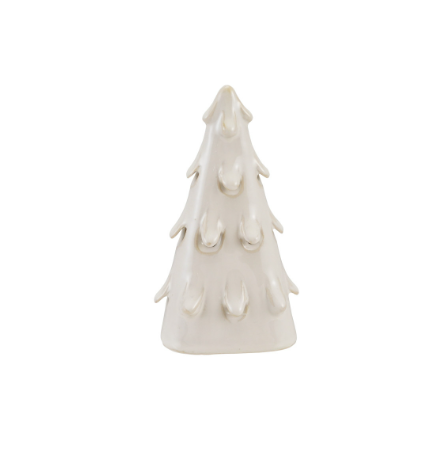 8" LED Stoneware Tree