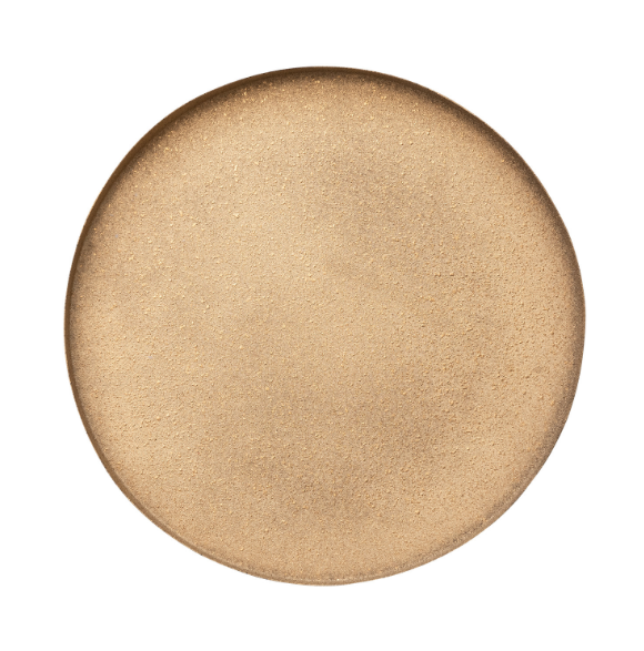 12" RND Gold Textured Metal Tray