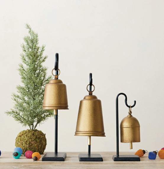 ANTQ Gold Bell on Stand - MD
