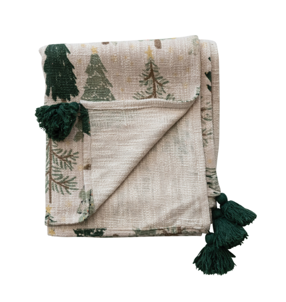 Tree Throw w/ Tassels 50"x60"