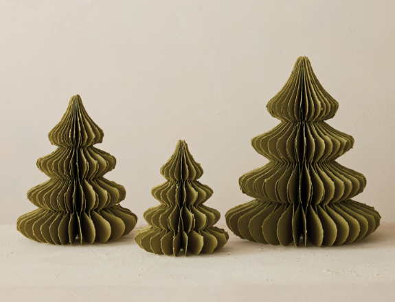 Handmade Paper Honeycomb Tree - M