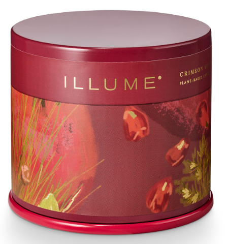 Crimson Woods Vanity Tin Candle