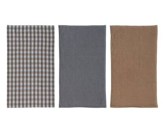 Cotton Waffle Weave Tea Towels - 3 Variations
