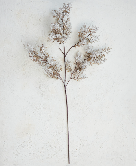 Faux Snowy Juniper Branch
