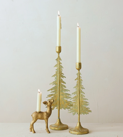 Metal Tree Shaped Taper Holder - S