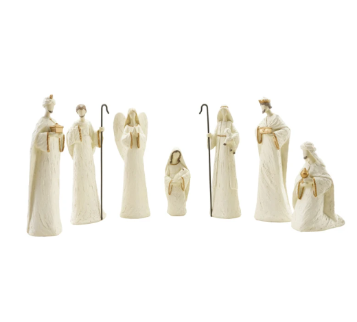 Resin Nativity - Set of 7