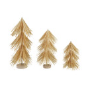 Bottle Brush Trees w/ Wood Base - M