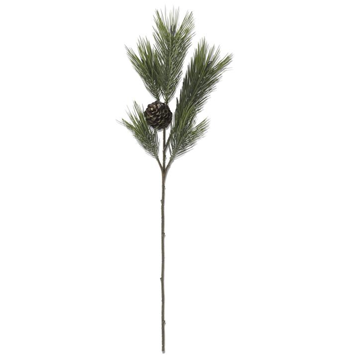 Pine Stem w/One Pinecone & Pod