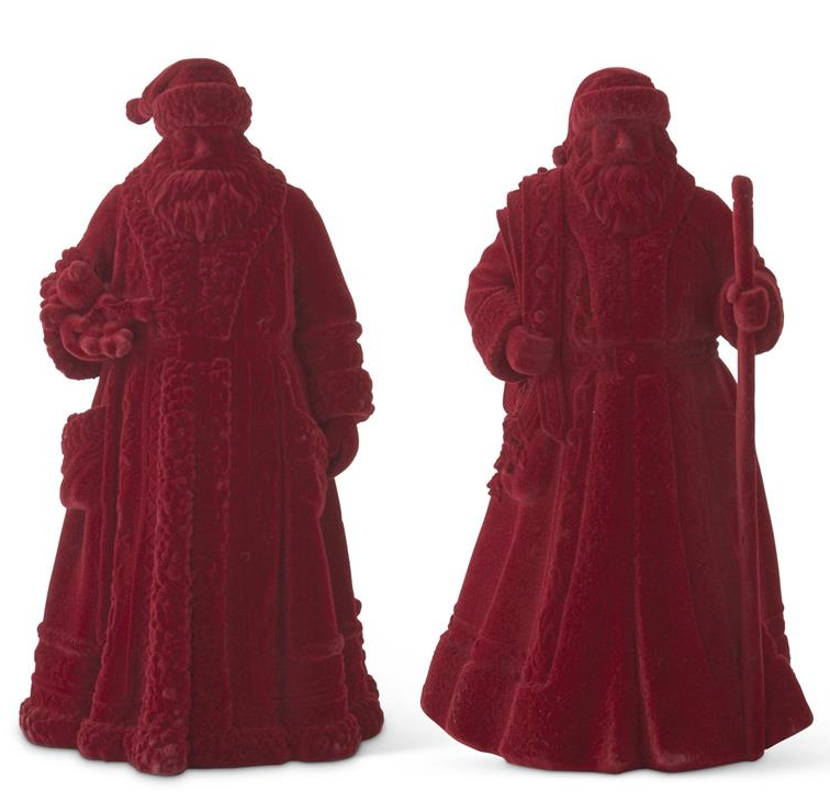 Burgundy Velvet Santas - 2 Styles