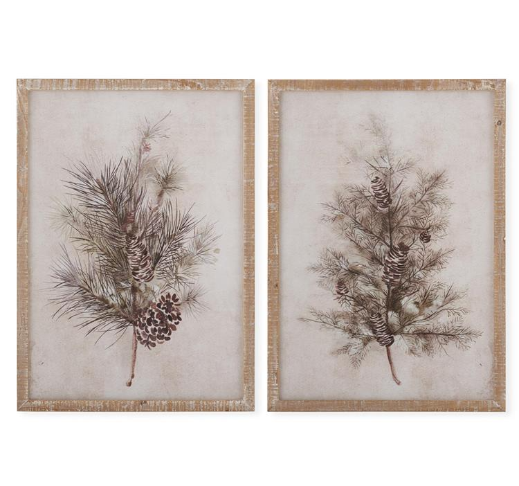 Wood Framed Pine Spring - 2 Styles
