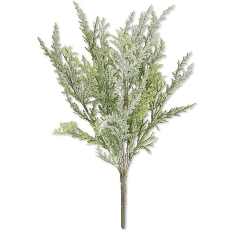 Flocked Cedar Bush