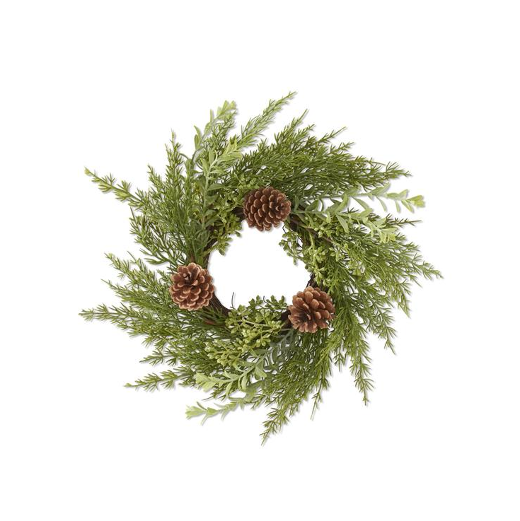 Twig Pine & Myrtle Candle Ring