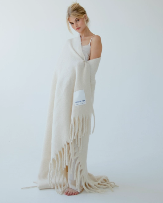 The Reykjavik Throw - Pebble Beig