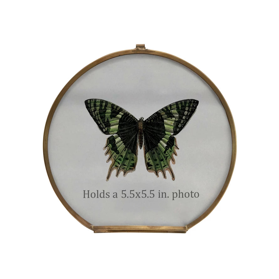 BRASS&GLASS PHOTO FRAME