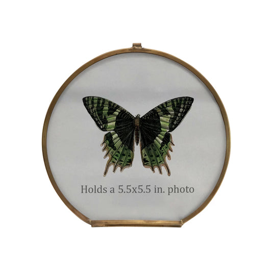 BRASS&GLASS PHOTO FRAME