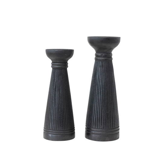 LG - Albasia Wood Candle Holder