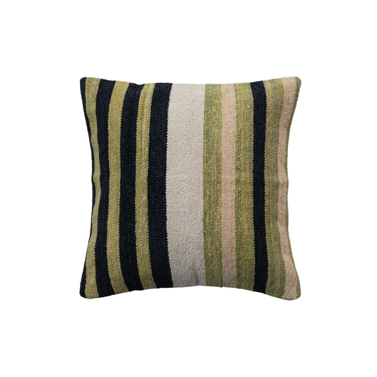 20"SQ Woven Cotton/Chenille Pillow