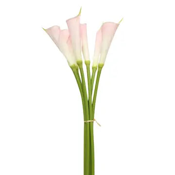 24" Real Touch Faux Calla Lily Soft Pink