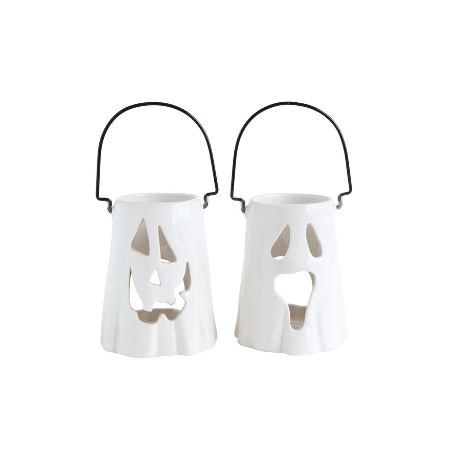 CERAMIC GHOST LANTERN
