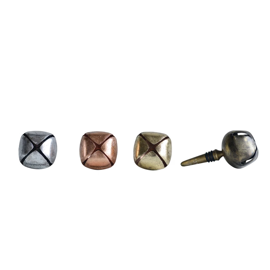 METAL JINGLE BELL BOTTLE STOPPER