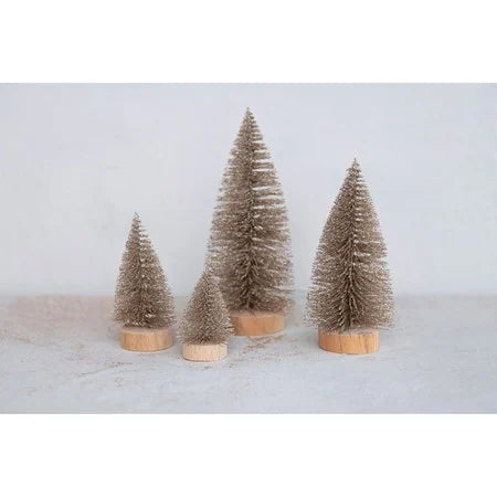 Small Bottle Brush tree - Gold
