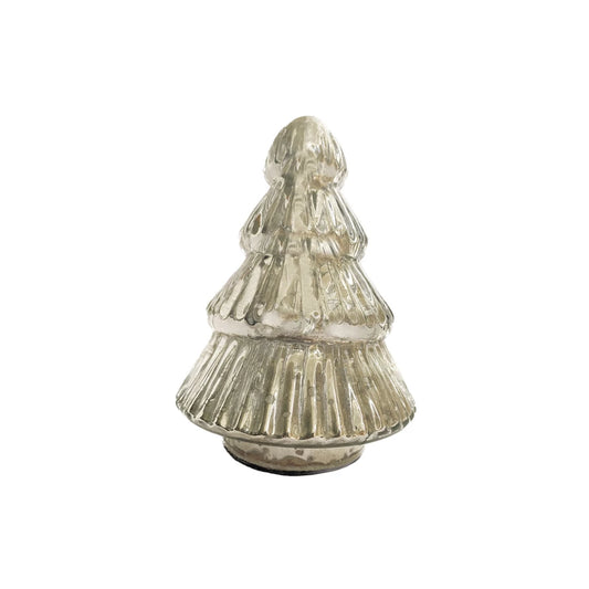 SILVER MERCURY GLASS TREE