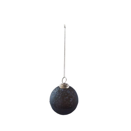 Large Blue Glass Ornament