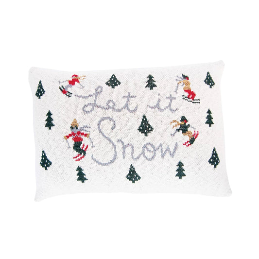Let it snow Lumbar Pillow