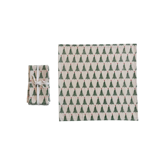 Christmas Tree Napkin Set of 4