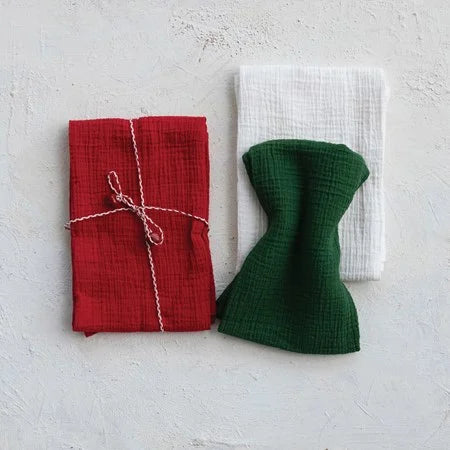 BUNDLE OF 3 COTTON TEA TOWELS