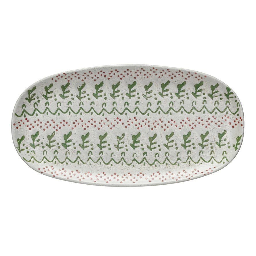 Christmas Stoneware Platter